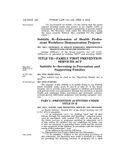 Family First Act